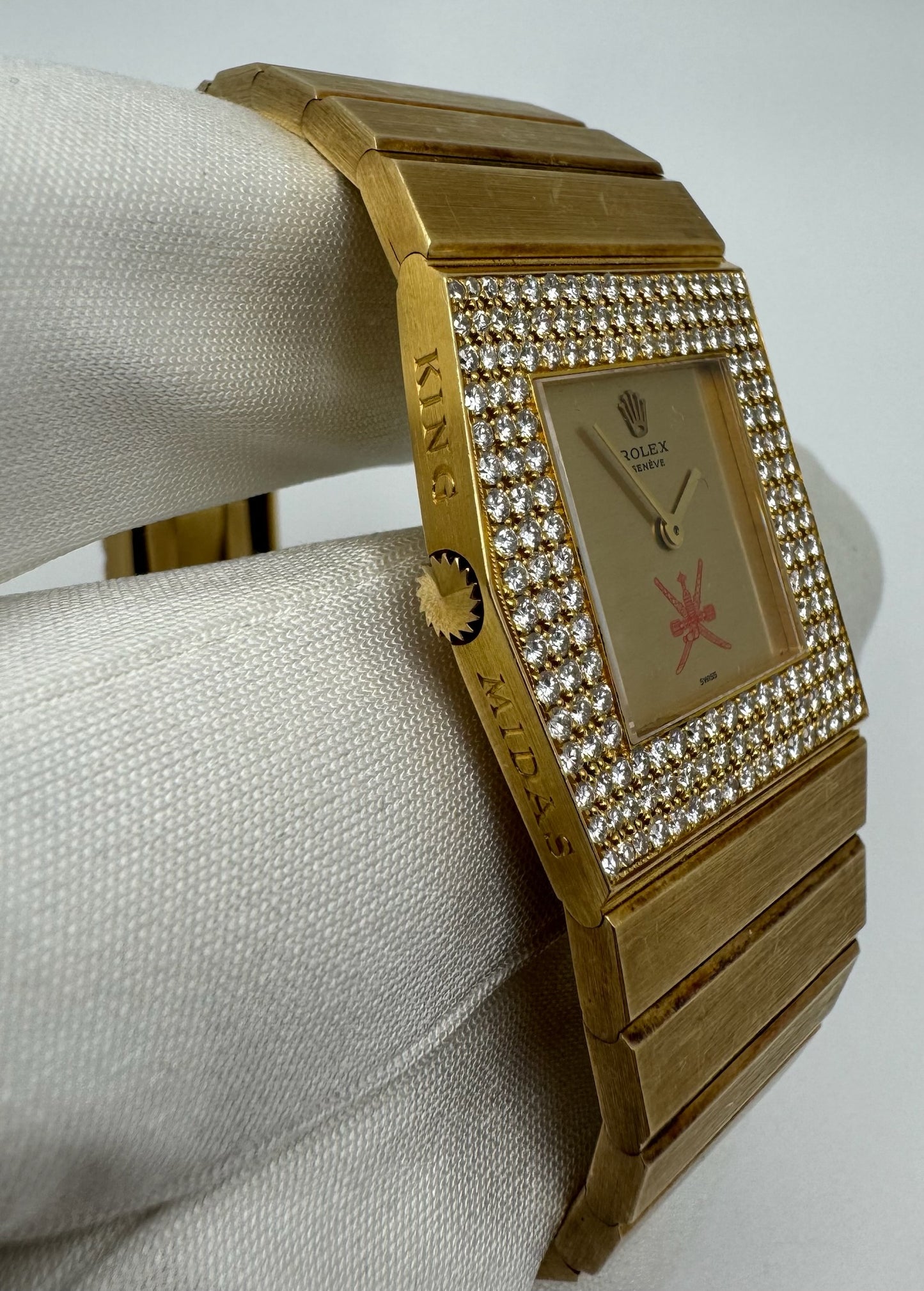 Rolex Cellini King Midas Yellow Gold with Factory Diamonds Kabouss “Khanjar” (NOS / Full-Set)