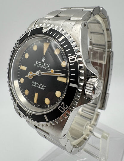 Rolex Submariner No Date 5513 Full Steel MK1 “Maxi Dial” (Serviced)