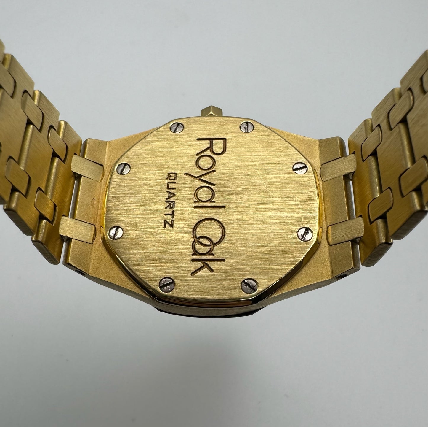 Audemars Piguet Royal Oak Full Yellow Gold 18K Champagne Dial Quartz 1984 (Papers & Service Box)