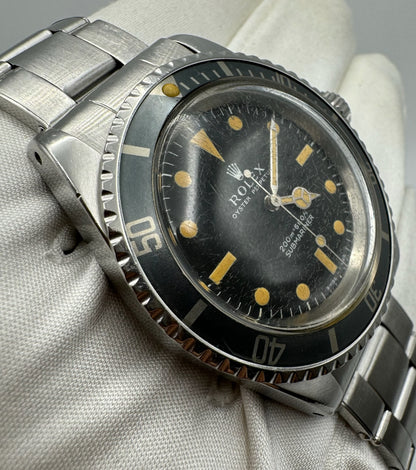 Rolex Submariner 5513 “Meters First” Pumpkin Dial Never Polished (Full-Set)