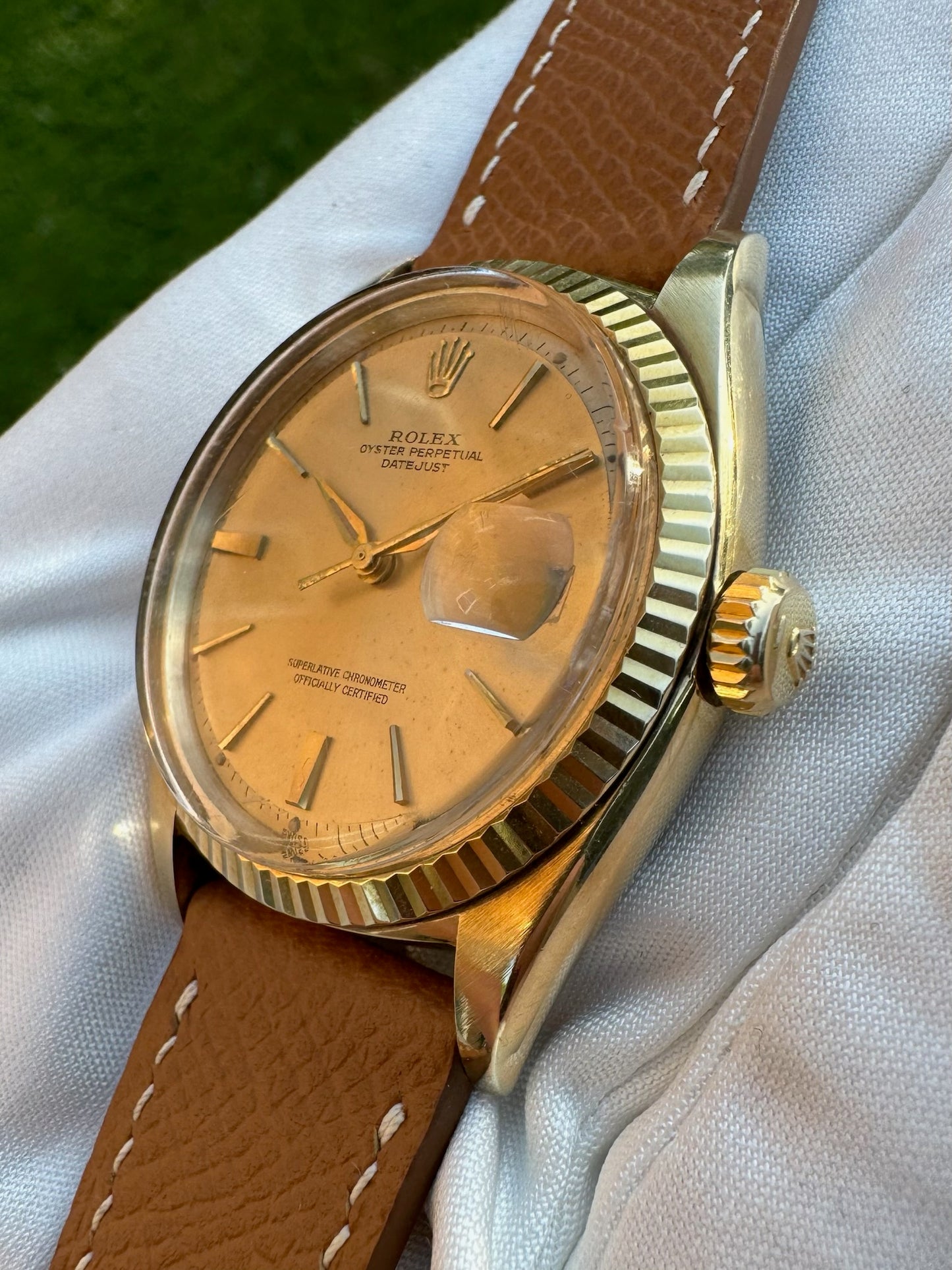 Rolex Datejust 36 with Champagne Door Stop Dial