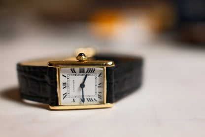 Cartier Tank Paris Yellow Gold Lady Manual Winding (Serviced)