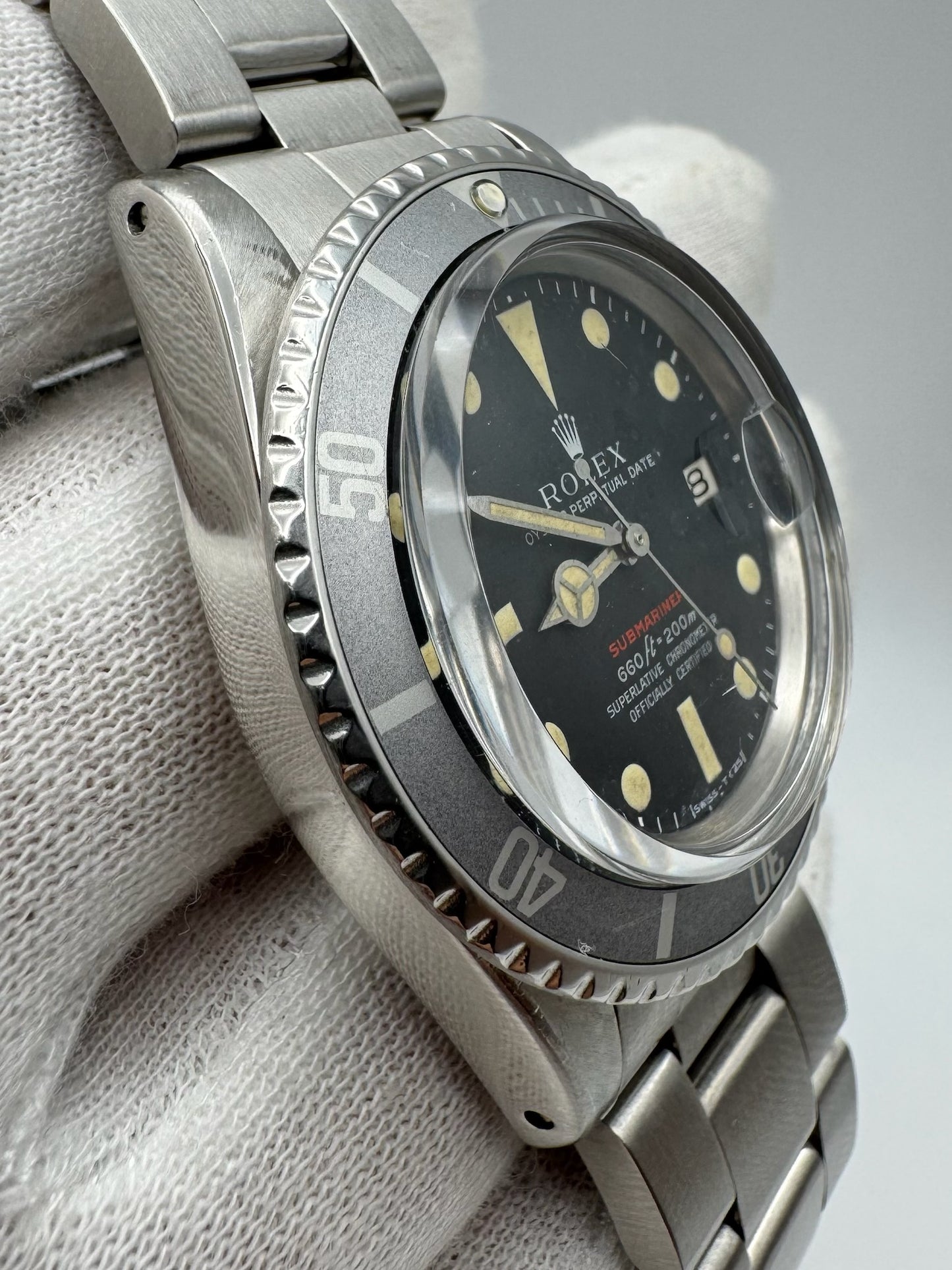 Rolex Submariner Date 1680 Red Ghost Bezel 1970 (Serviced)