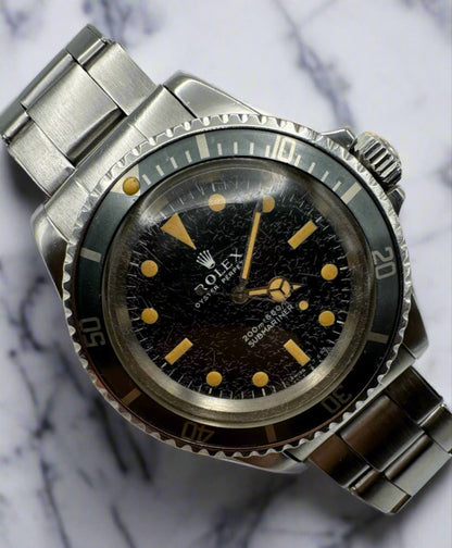 Rolex Submariner 5513 “Meters First” Pumpkin Dial Never Polished (Full-Set)