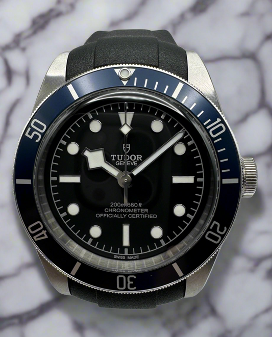 Tudor Black Bay Heritage Black Bay Black Dial Blue Bezel 2021 (Full-Set/Unpolished)