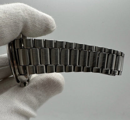 Omega Speedmaster Professional Moonwatch Full Steel Tritium Dial Blue Insert 1970’s (Unpolished)