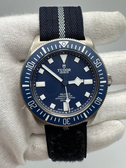Tudor Pelagos Titanium Blue Dial 2022 (Full-Set/Unpolished)