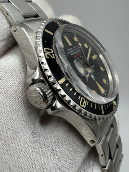 Rolex Submariner Date 1680 Red MK IV Yellow Patina 1969 (Serviced)