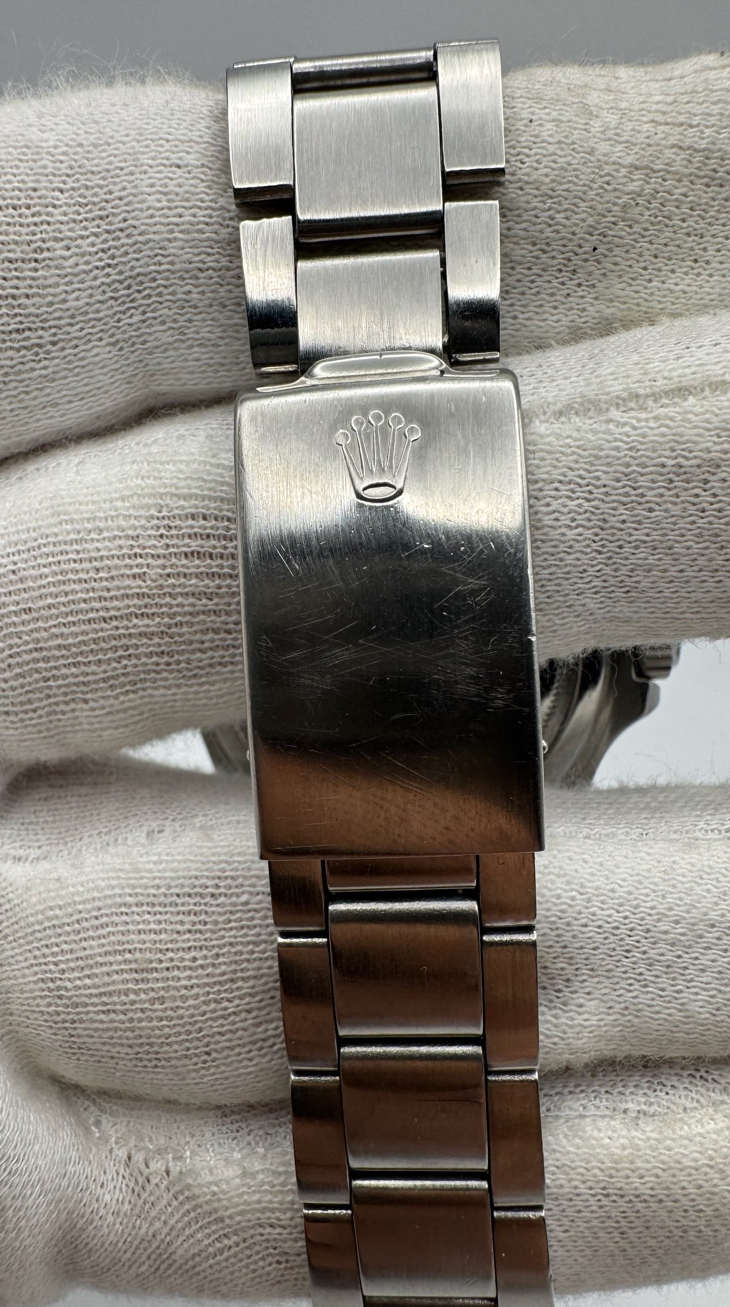 Tudor Submariner Snowflake Full Steel Black Pumpkin Patina Blue Insert Rare Confetti Dial 1968 (Unpolished/Serviced)