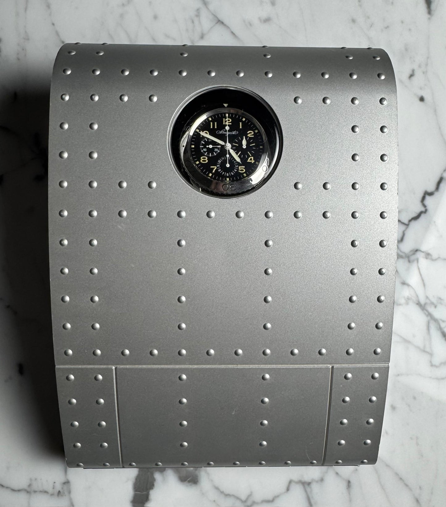 Breguet Type XX - XXI - XXII Pilot Watch Chronograph Steel Yellow Patina (Box)