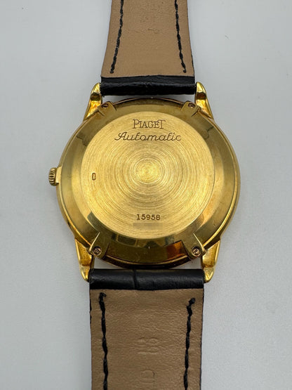 Piaget Annual Calendar Yellow Gold Rare Nipple Dial (Unpolished/Serviced)