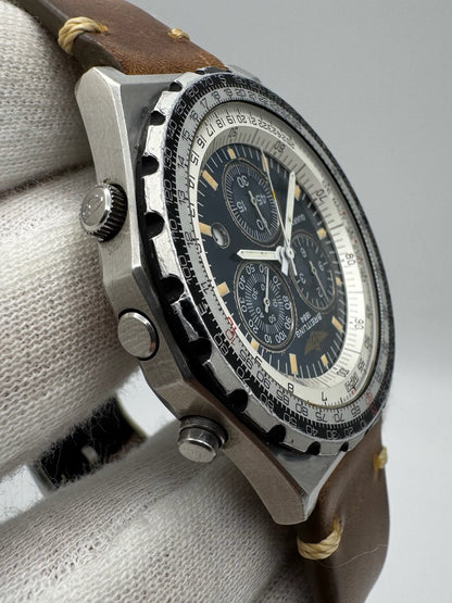 Breitling Jupiter Pilot Navitimer Jupiter Pilot Quartz Blue Tritium Dial Very Rare (Unpolished)