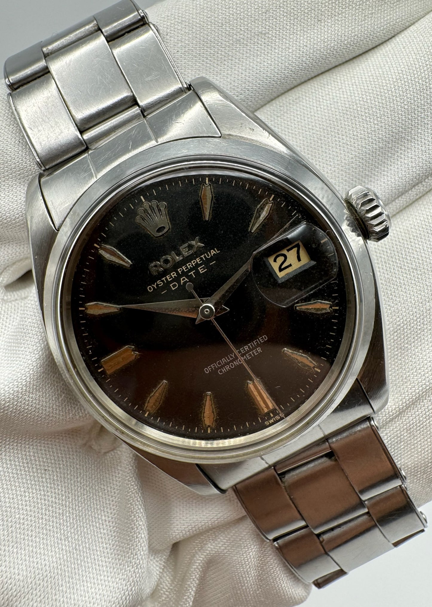 Rolex Oyster Perpetual Date 34 Roulette Black Glossy Gilt [RESERVED]