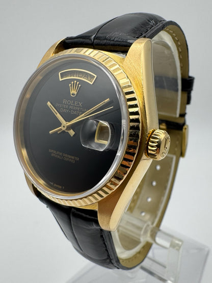 Rolex Day-Date 36 Black Onyx Dial 1981 (Serviced)