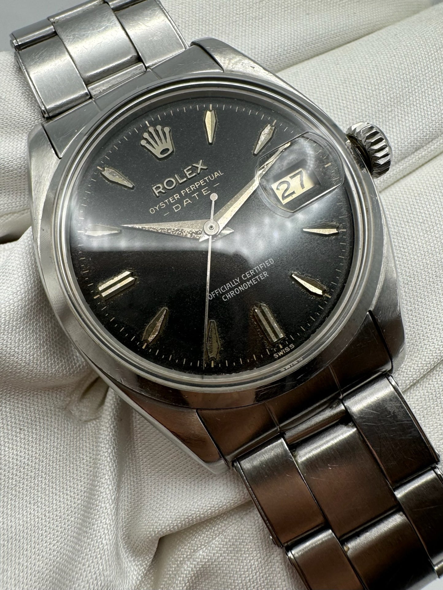 Rolex Oyster Perpetual Date 34 Roulette Black Glossy Gilt [RESERVED]