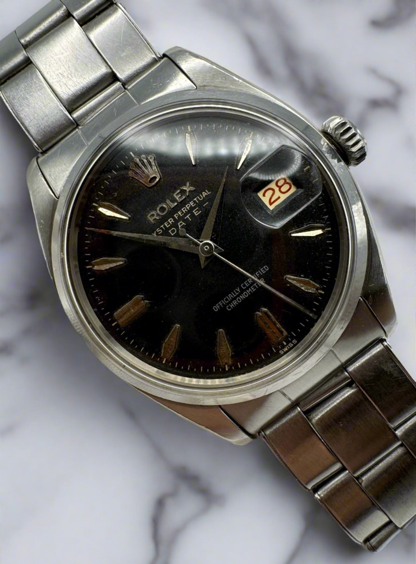 Rolex Oyster Perpetual Date 34 Roulette Black Glossy Gilt [RESERVED]