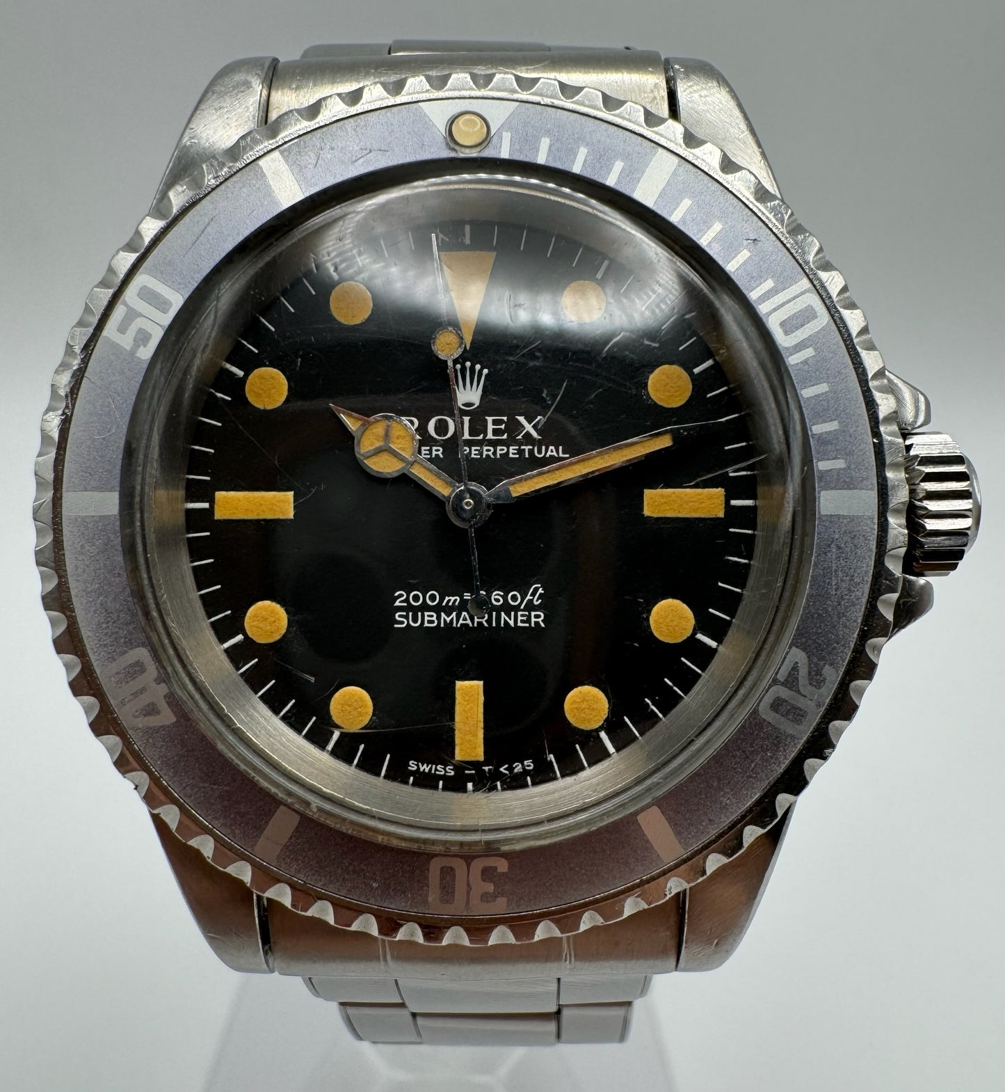 Rolex Submariner No Date Meters First Pumpkin Patina