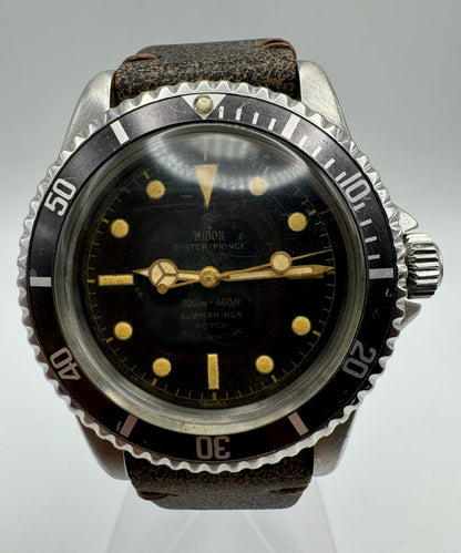 Tudor Submariner 7928 Glossy Gilt PCG Gold Hands Tropical Bezel 1961