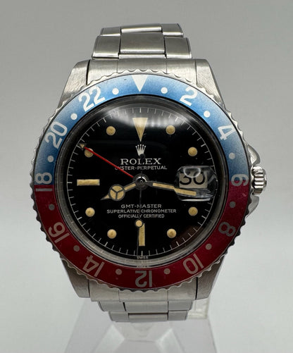 Rolex GMT-Master 1675 Chapter Ring Gilt Dial Pepsi 1960 (Full-Set)