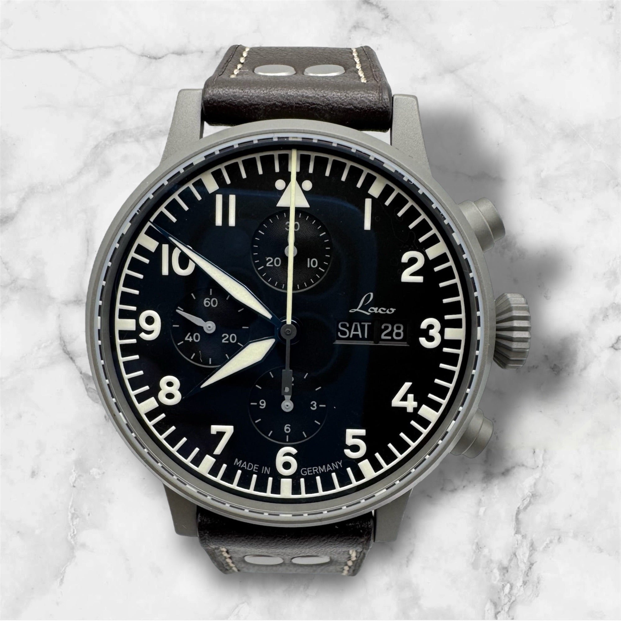 Laco Pilot München Chronograph Automatic 2020 Ltd Edition 200 Pcs