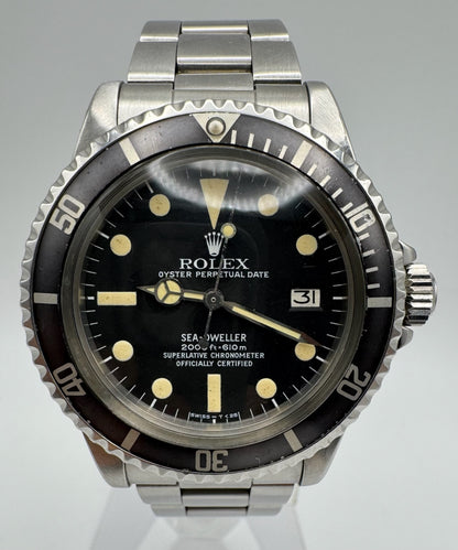 Rolex Sea-Dweller 1665 “Great White” Full Steel Yellow Patina 1979 (Full-Set/Serviced)
