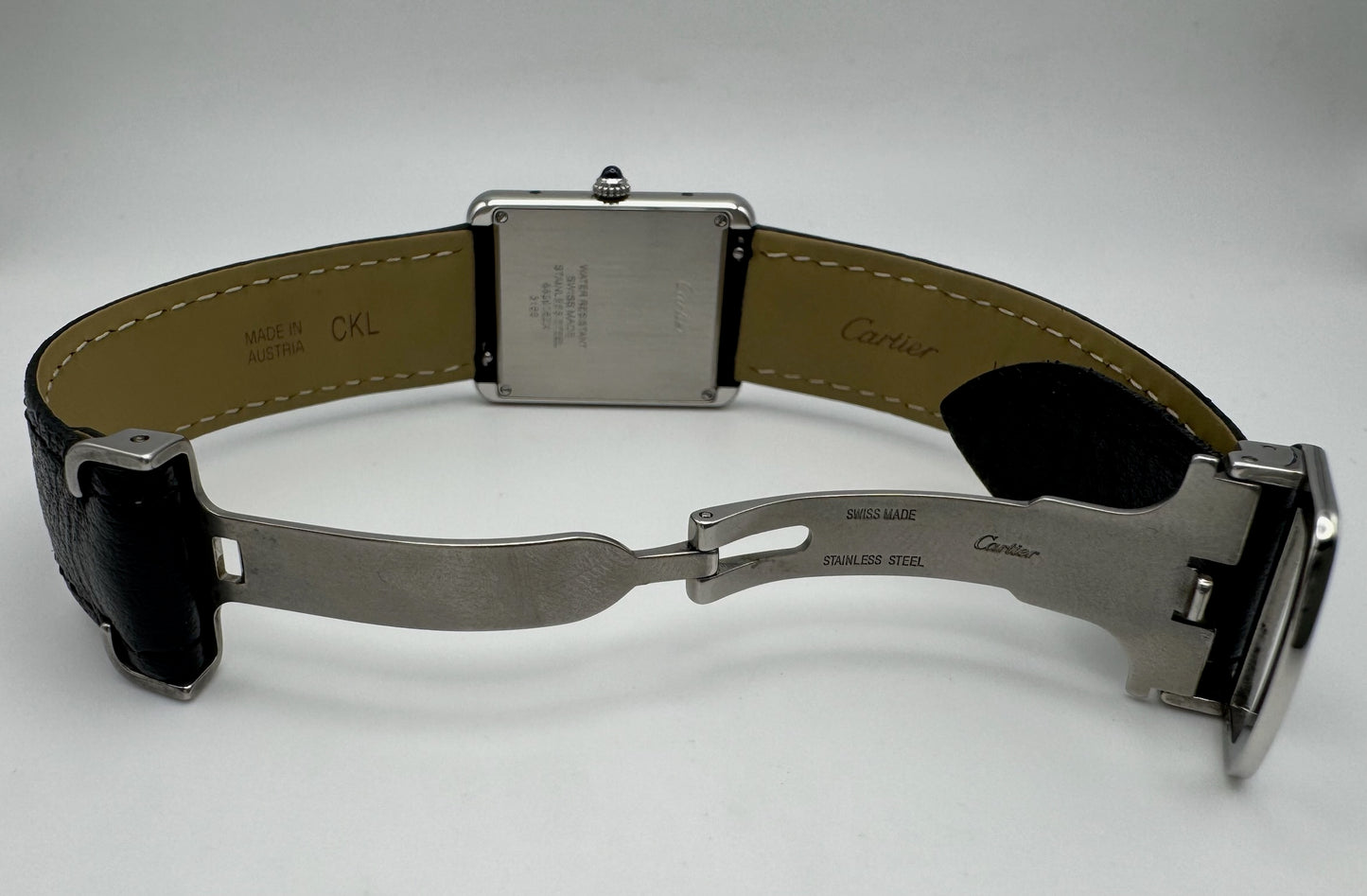 Cartier Tank Solo Steel Large Size Quartz Silver Dial (Full-Set/Unworn)