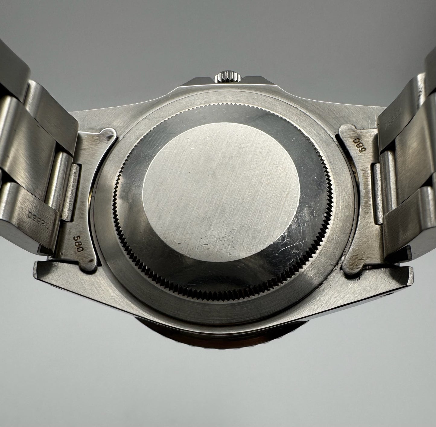 Rolex GMT-Master 16750 Pepsi Matte Dial Yellow Patina 1980 (Full-Set/Unpolished)