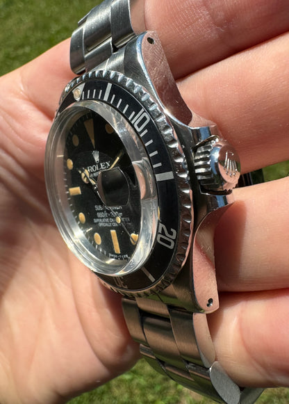 Rolex Submariner Date 1680 Crazy Patina Blue Insert (Unpolished/Full-Set)