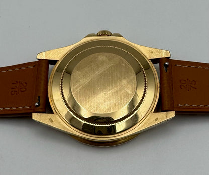 Rolex GMT-Master II 16718 Yellow Gold Head Black Tritium Dial 1991 (Mint/Serviced)