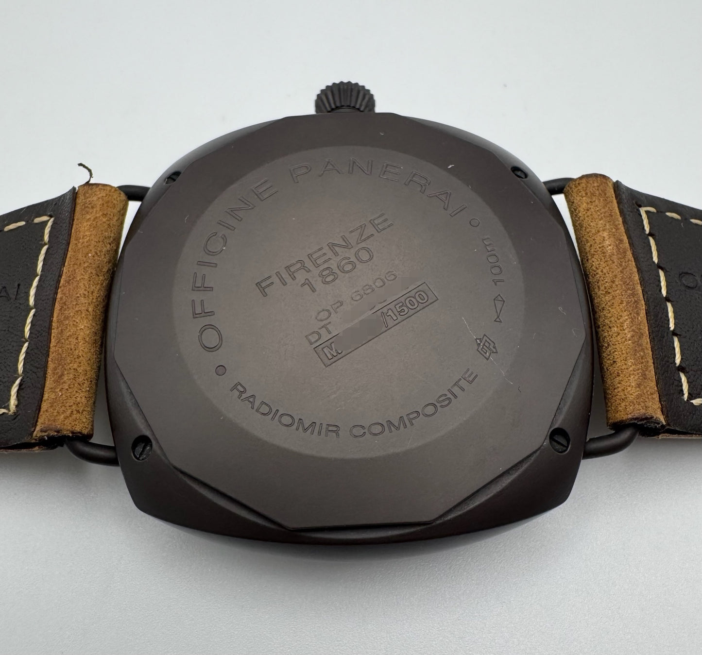 Panerai Radiomir Marina Militare 47 PAM339 Brown Composite Case 8 Days Brown Dial Ltd Edition 1500pcs