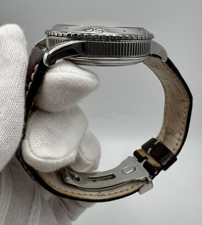 Breguet Type XX - XXI - XXII Pilot Watch Chronograph Steel Yellow Patina (Box)