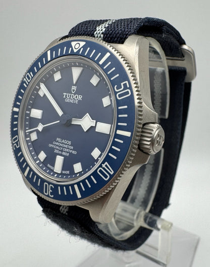 Tudor Pelagos Titanium Blue Dial 2022 (Full-Set/Unpolished)