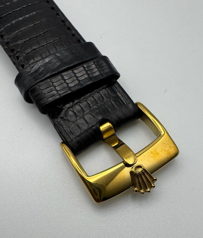 Rolex Day-Date 36 Yellow Gold Aftermarket Onyx Dial 1979 (Serviced)