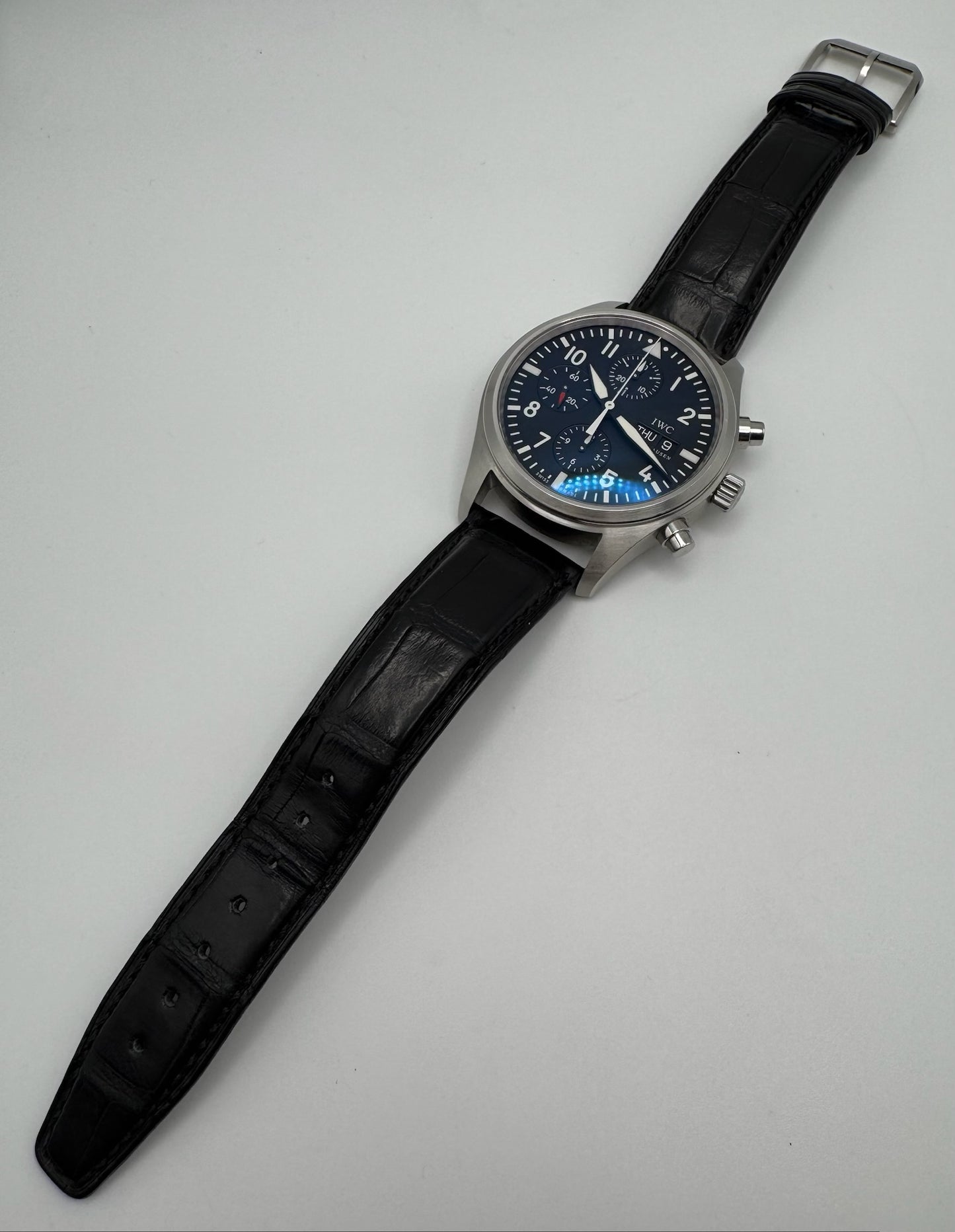 IWC Pilot Chronograph Steel 42 (Unpolished)