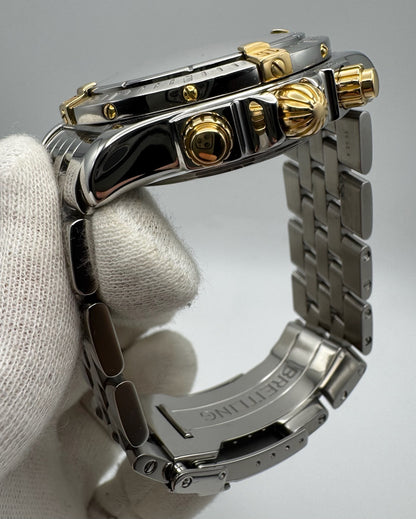 Breitling Chronomat Evolution Two Tone Blue Dial 2008 (Papers/Mint/Serviced)