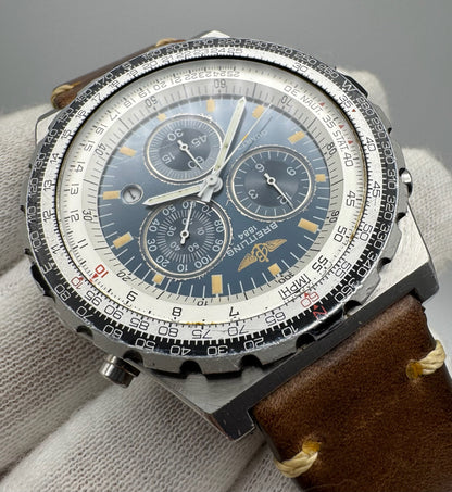 Breitling Jupiter Pilot Navitimer Jupiter Pilot Quartz Blue Tritium Dial Very Rare (Unpolished)