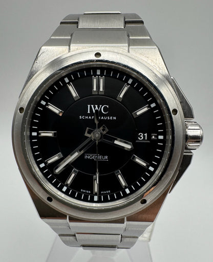 IWC Ingenieur Automatic 40 Full Steel Black Dial 2017 (Full-Set/Unpolished)