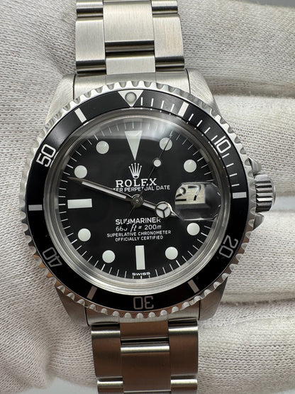 Rolex Submariner Date 1680 Full Steel Rolex Service 1979 (Rolex Service Papers/Box)