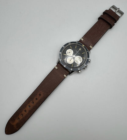 Breitling Co-Pilot Steel 42 Chronograph Yellow Patina (Serviced)