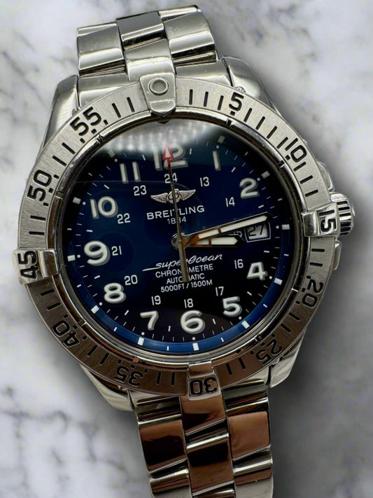 Breitling Superocean Blue Dial