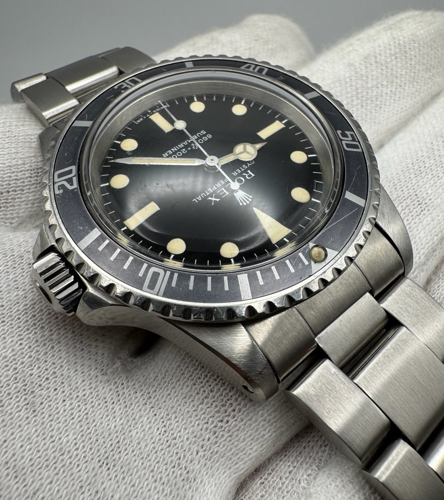 Rolex Submariner No Date 5513 Full Steel Maxi Dial 1969 (Unpolished/Serviced)