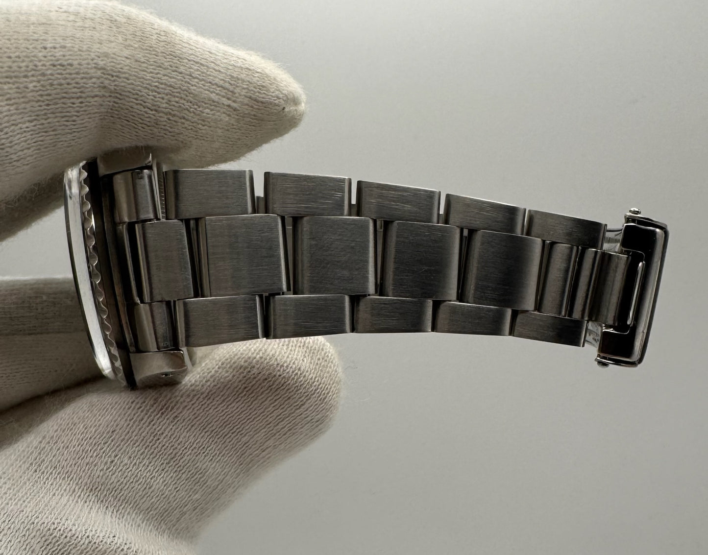 Tudor Submariner 76100 Full Steel Yellow Patina Lollipop Hands