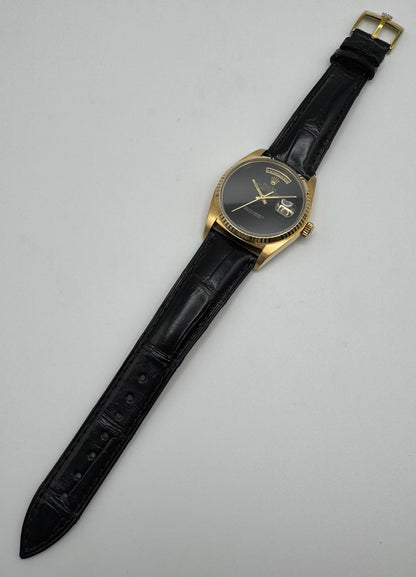 Rolex Day-Date 36 Black Onyx Dial 1981 (Serviced)
