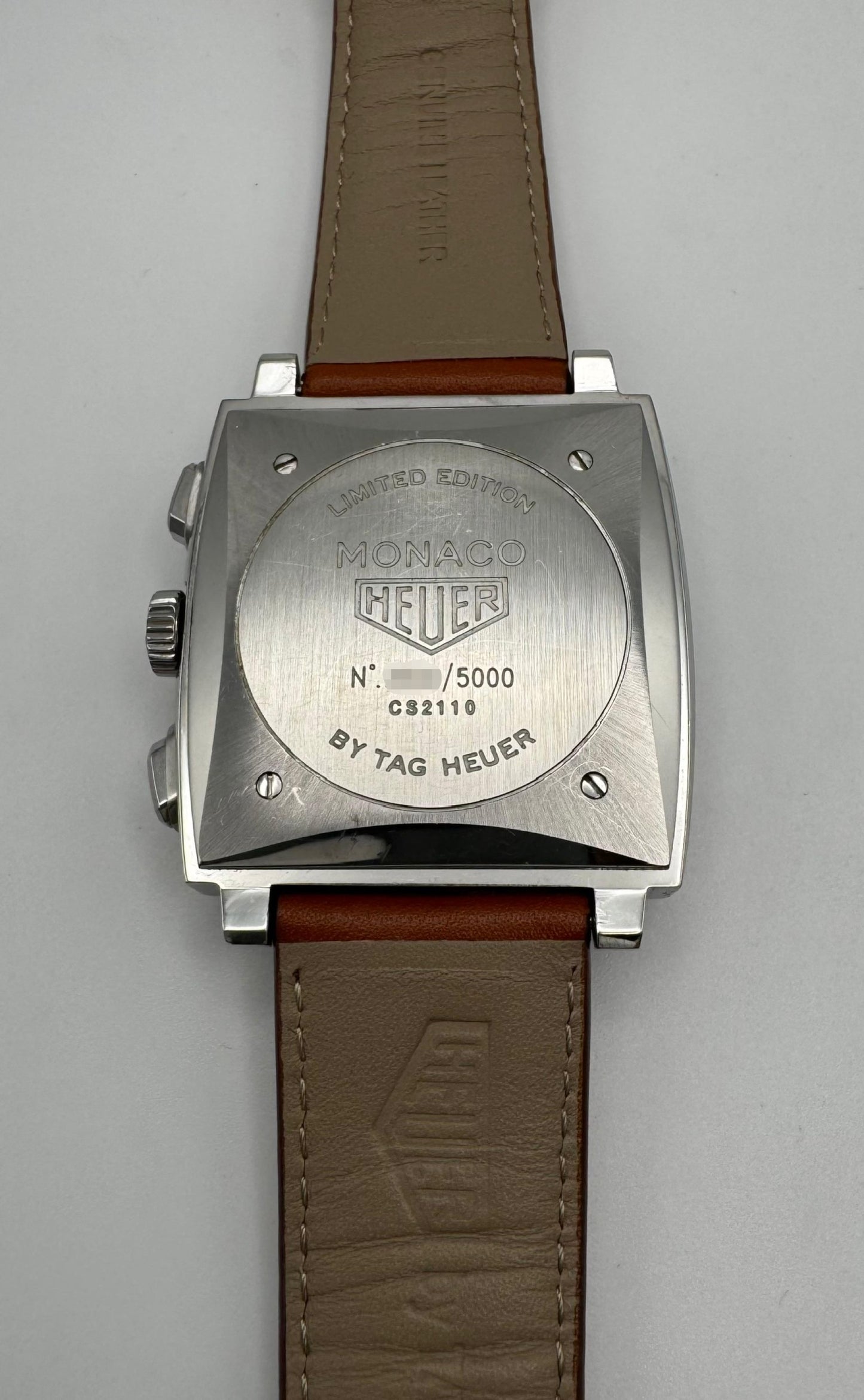 TAG Heuer Monaco Chronograph Steel Black Tritium Dial Limited Edition 5000pcs (Unpolished)