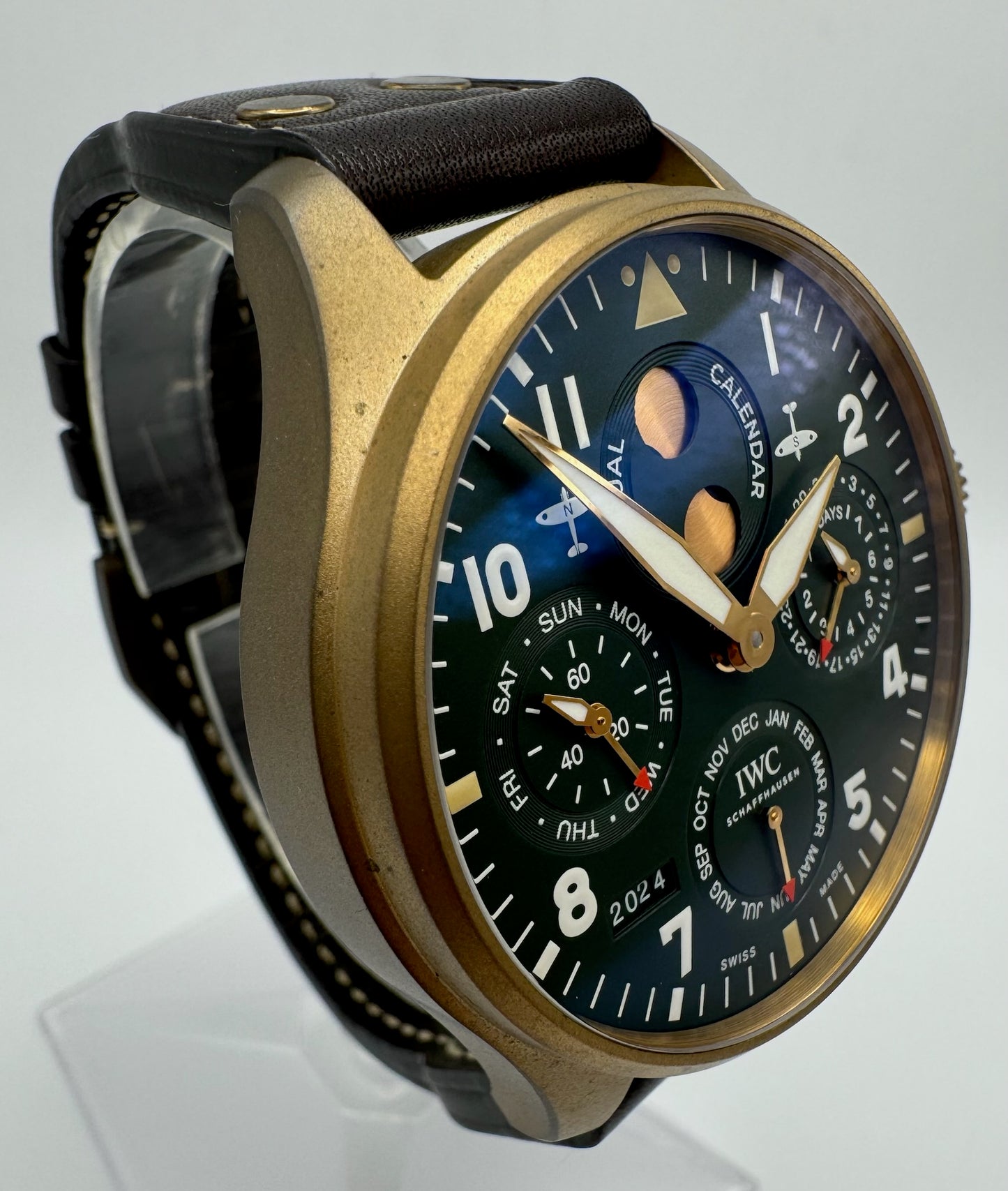 IWC Big Pilot Perpetual Calendar Spitfire Bronze #001/250 Limited (Full-Set/Warranty)