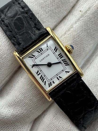 Cartier Tank Paris Yellow Gold Lady Manual Winding (Serviced)