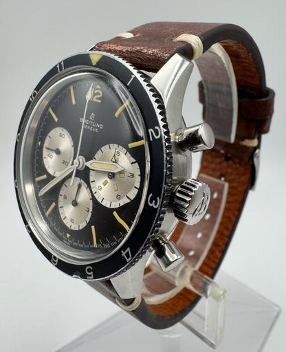 Breitling Co-Pilot Steel 42 Chronograph Yellow Patina (Serviced)