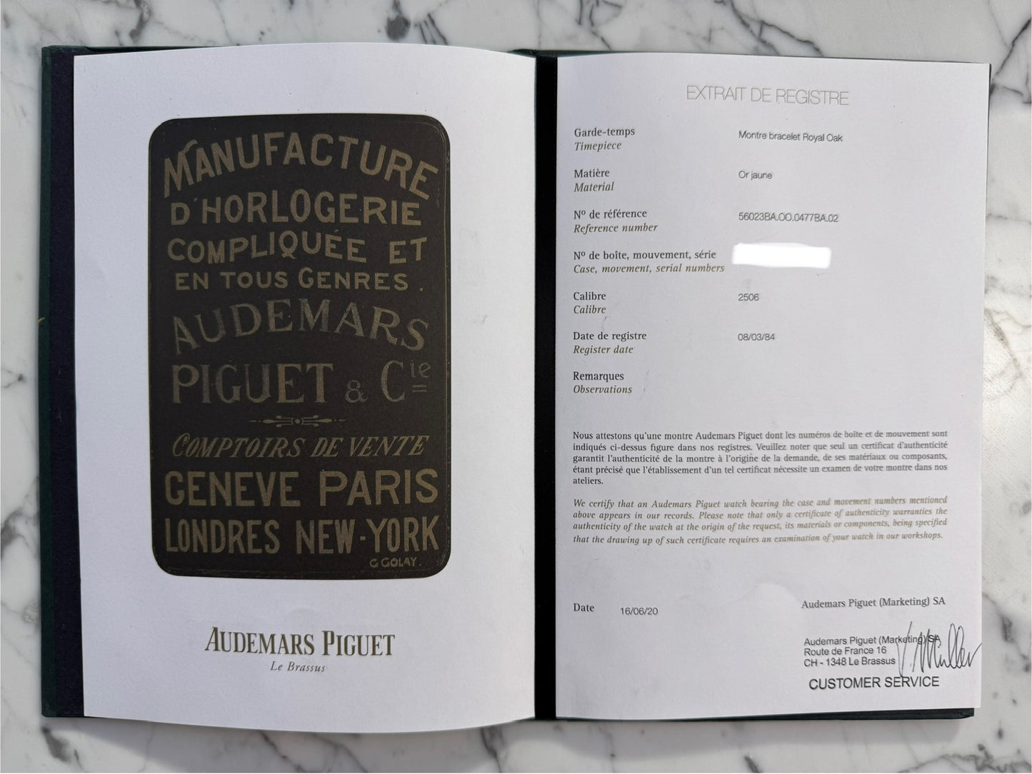 Audemars Piguet Royal Oak Full Yellow Gold 18K Champagne Dial Quartz 1984 (Papers & Service Box)