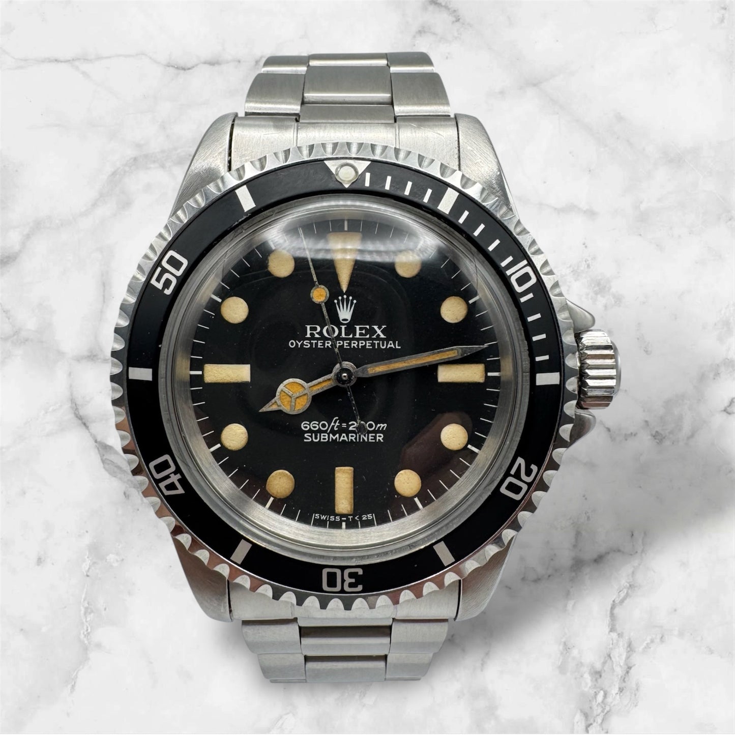 Rolex Submariner No Date 5513 Full Steel MK1 “Maxi Dial” (Serviced)