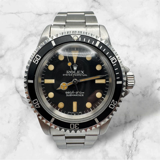 Rolex Submariner No Date 5513 Full Steel MK1 “Maxi Dial” (Serviced)
